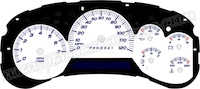 2006-2009 Trailblazer GMC Envoy Gauge Face