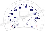 98-05 New Beetle Gauge Face