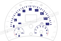 98-05 New Beetle Gauge Face