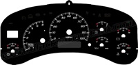 99-02 GM Full Size HD Truck Gauge Face