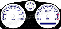 Saturn Sky 140mph C Style Gauge Face