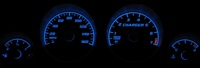 Charger Gauge Face Blue Lighting