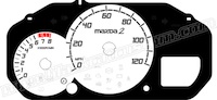 2011-2013 Mazda2 Gauge Face